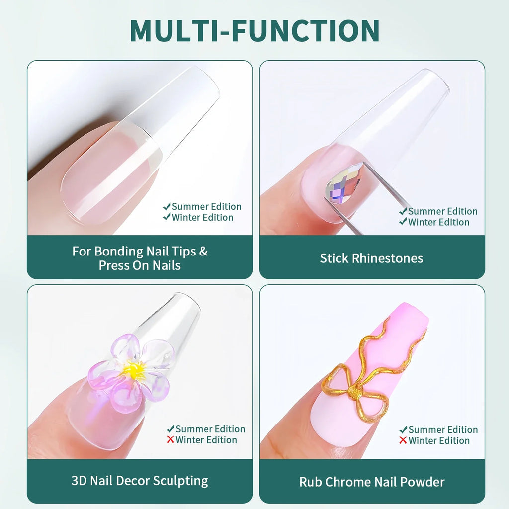 Nailpop Soft Gel Press-On Nail Tips – Vitamin E Formula Gel Press-On Nails Qme
