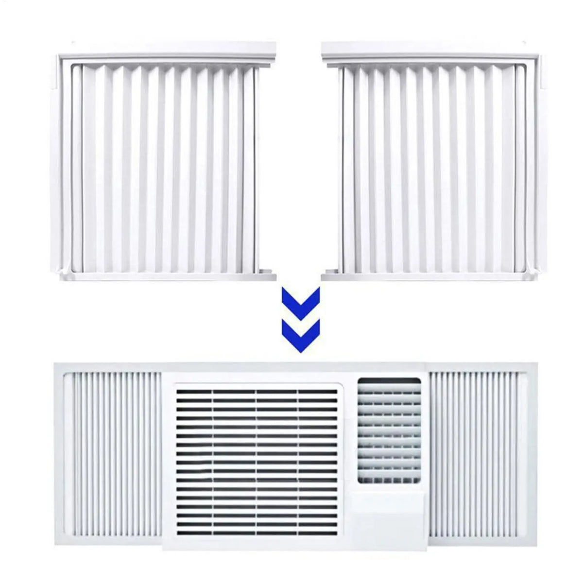Window AC Side Panels – Soundproof Insulation Cover | Qme AC Insulation Panels Qme
