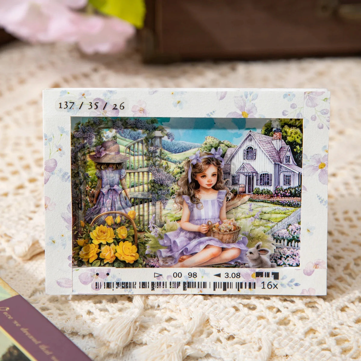 Retro Childhood PET Stickers 20 Sheets – Scrapbooking & DIY Decorative Craft Stickers Qme
