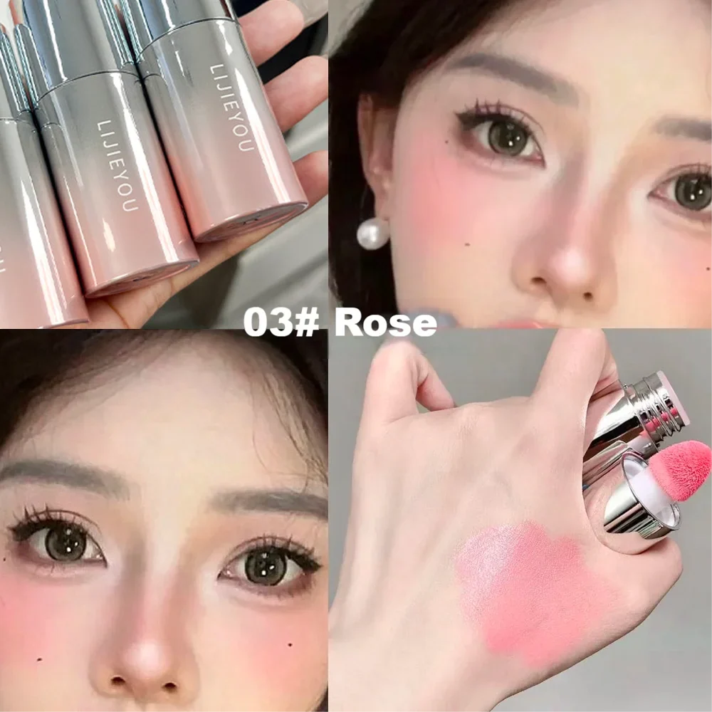 Vitality Liquid Blush & Lip Tint | Moisturizing Water Glow Liquid Blush Lip Tint Qme Rose