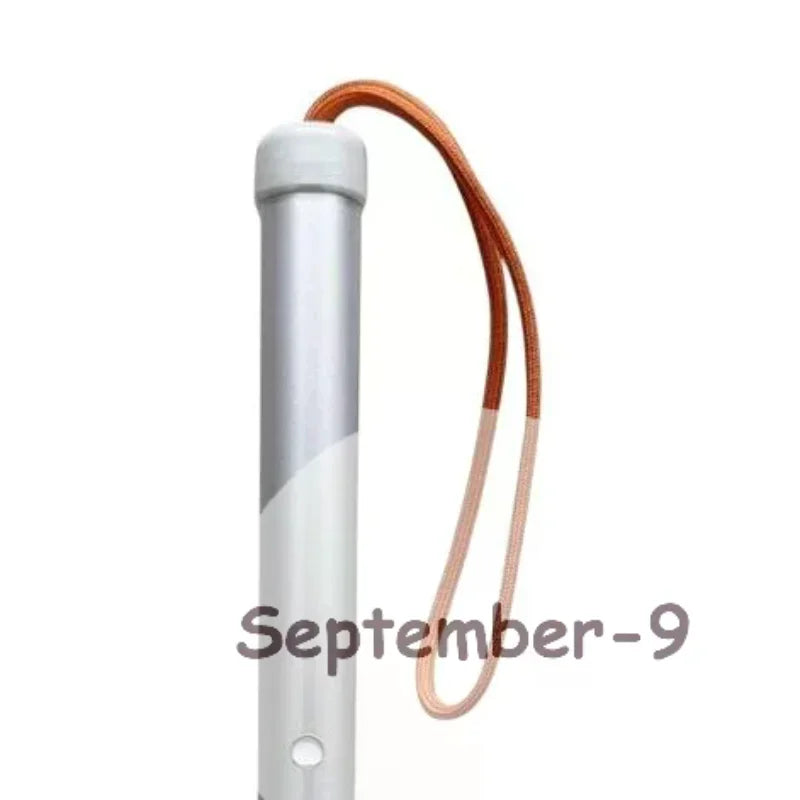 Telescopic Folding White Cane – Titanium, Anti-Slip & Reflective Folding Mobility Cane Qme Default Title