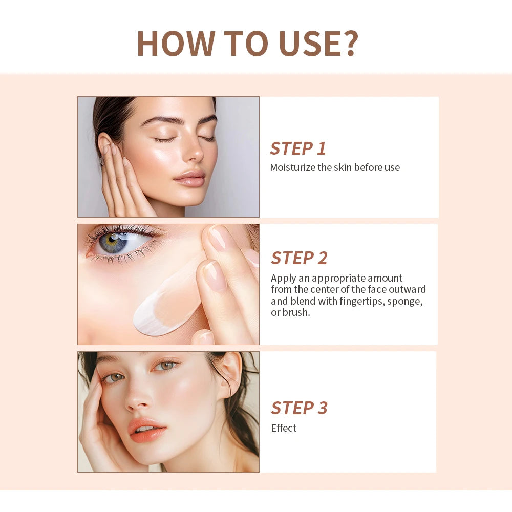 4-in-1 Color Changing Foundation SPF 30 – Hydrating & Waterproof Liquid Foundation Qst