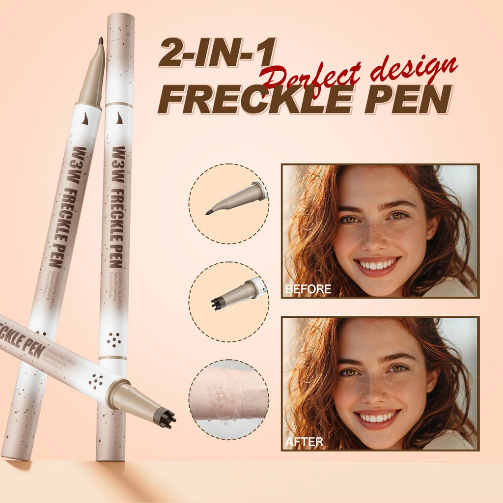 Natural Fake Freckle Pen – Waterproof Realistic Makeup Pen Freckle Makeup Pen Qme