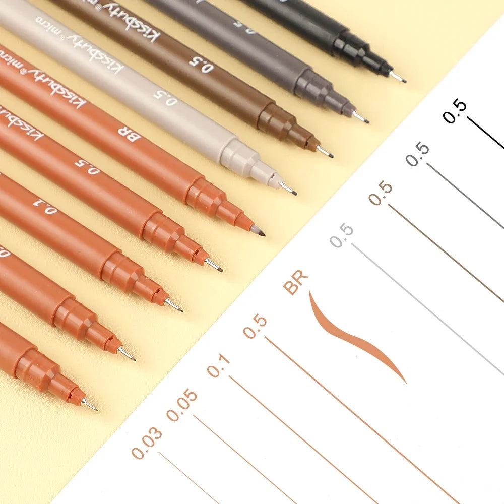 Fine Line Drawing Pens Set – Waterproof Quick-Dry Art Markers Fine Line Art Markers Qme