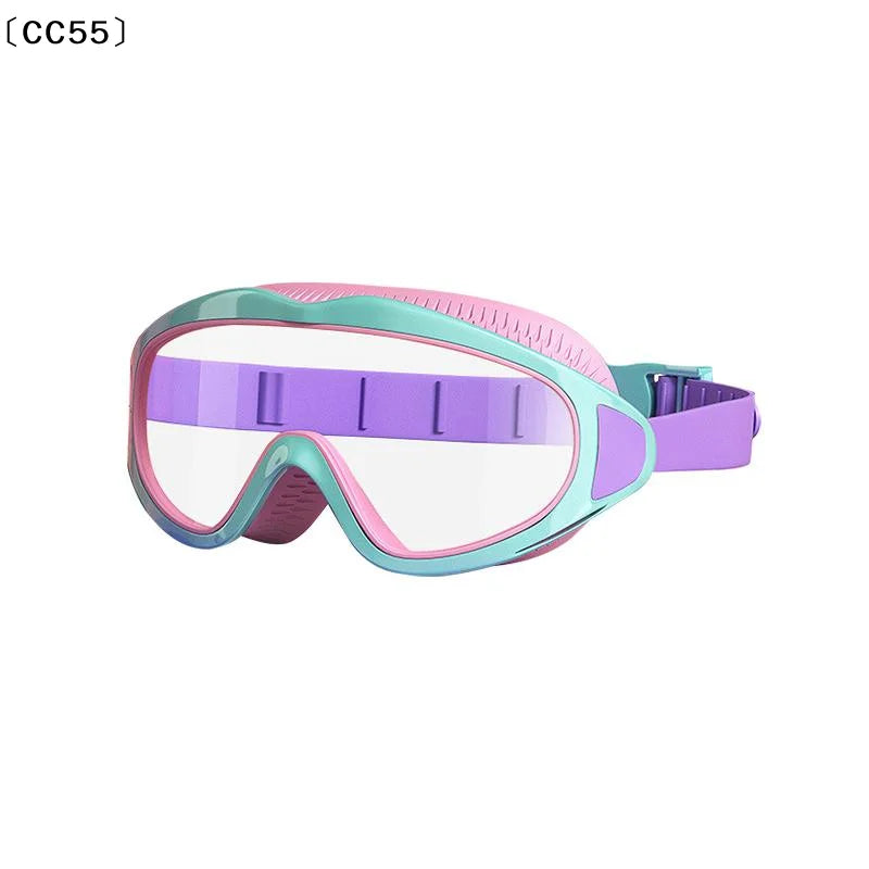 Kids Anti-Fog Wide-View Swimming Goggles – Boys & Girls Kids Swim Goggles Qst