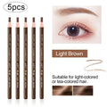 Microblading Eyebrow Pencil Waterproof – 6 Colors | Qme Eyebrow Makeup Pencil Qme meibi12qiankase5Pcs