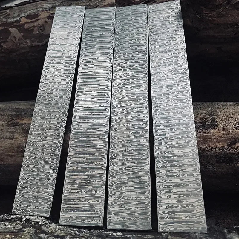 VG10 Damascus Steel Knife Blank – DIY Forged Steel Strip Knife Making Blank Qst