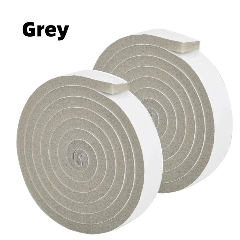 4M Self-Adhesive Foam Door & Window Sealing Strip Weatherstrip Sealing Strip Qme Gray 4m 3cm