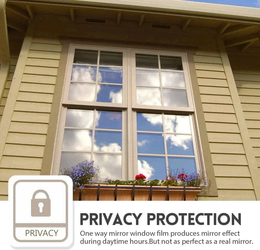 One-Way Mirror Window Film – Heat Control & Privacy Tint Window Privacy Film Qme