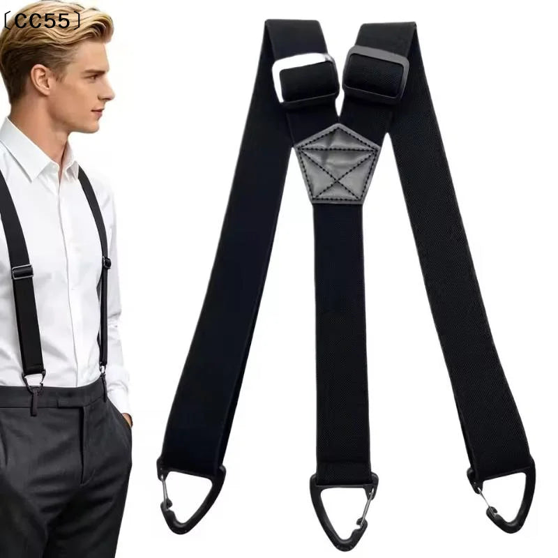 Tactical Hidden Suspenders – Heavy Duty Y-Back Work Suspenders Work Suspenders Qst