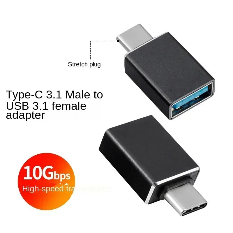 OTG USB-C to USB 3.0 Adapter – Charge & Data Converter USB-C OTG Adapter Qme