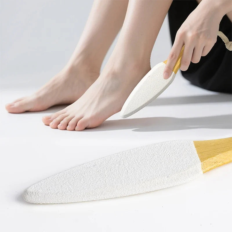Callus Remover Foot File & Scrubber – Bamboo Exfoliation Rasp Callus Remover Foot File Qme