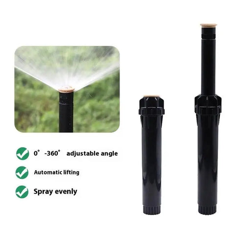 1/2" Female Thread Pop-Up Sprinkler 360° Automatic Lift Nozzle Pop-Up Sprinkler Qme