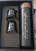 500ml Vacuum Thermos Flask Set – Stainless Steel Bottle & 2 Mugs Vacuum Thermos Flask Set Qst as picture 80ml