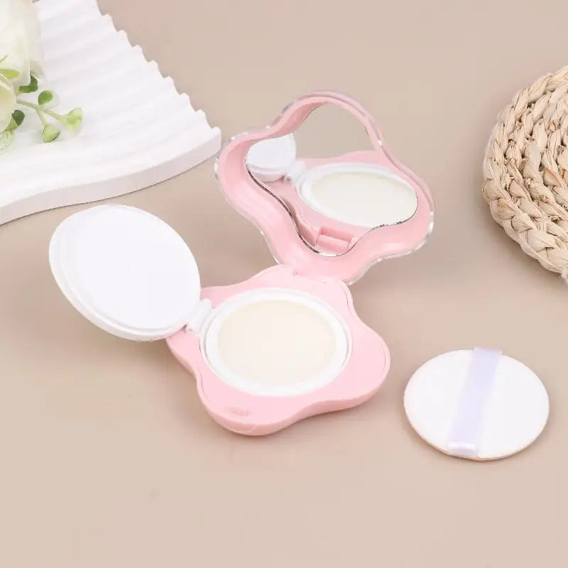Refillable Air Cushion Foundation Box with Mirror & Puff Makeup Compact Case Qst