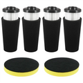 Dirt Devil Style F112 HEPA Filter & Foam Replacement Kit Vacuum Filter Kit Qst Black