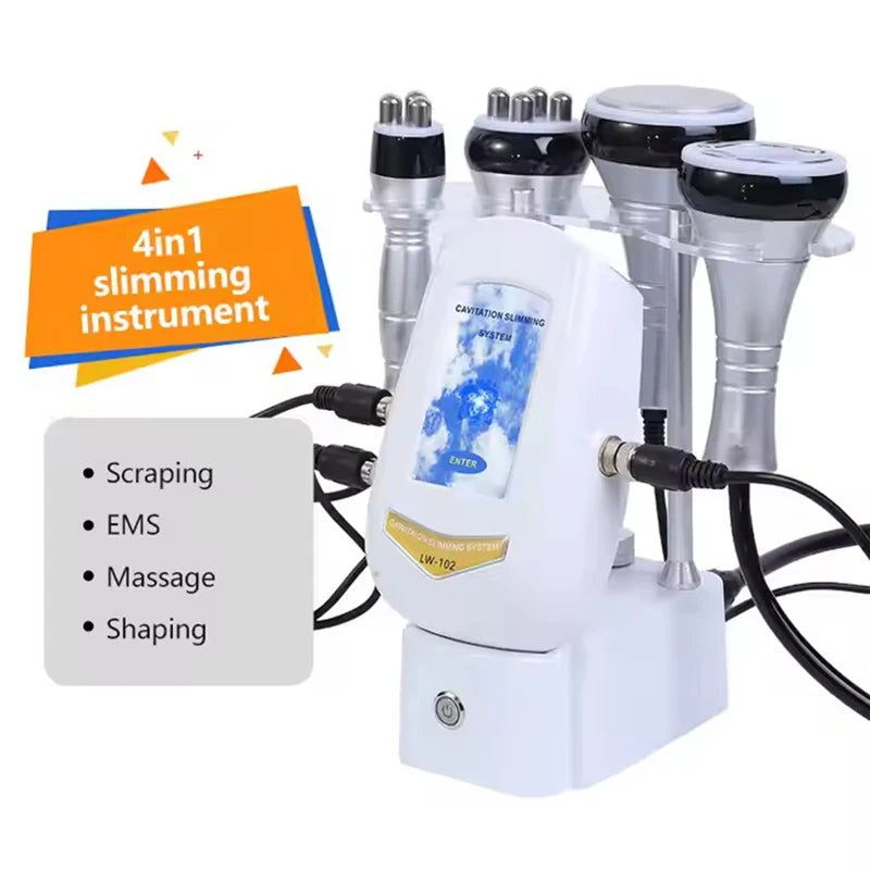 40K Cavitation 4-in-1 RF Ultrasonic Body & Facial Contouring Device Body Contouring Device Qst
