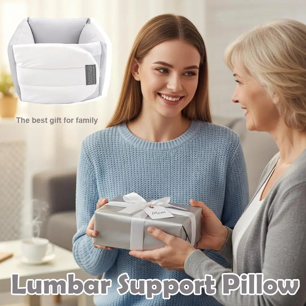 Flannel Lumbar Support Pillow | Waist Cushion for Sleep Lumbar Support Pillow Qme