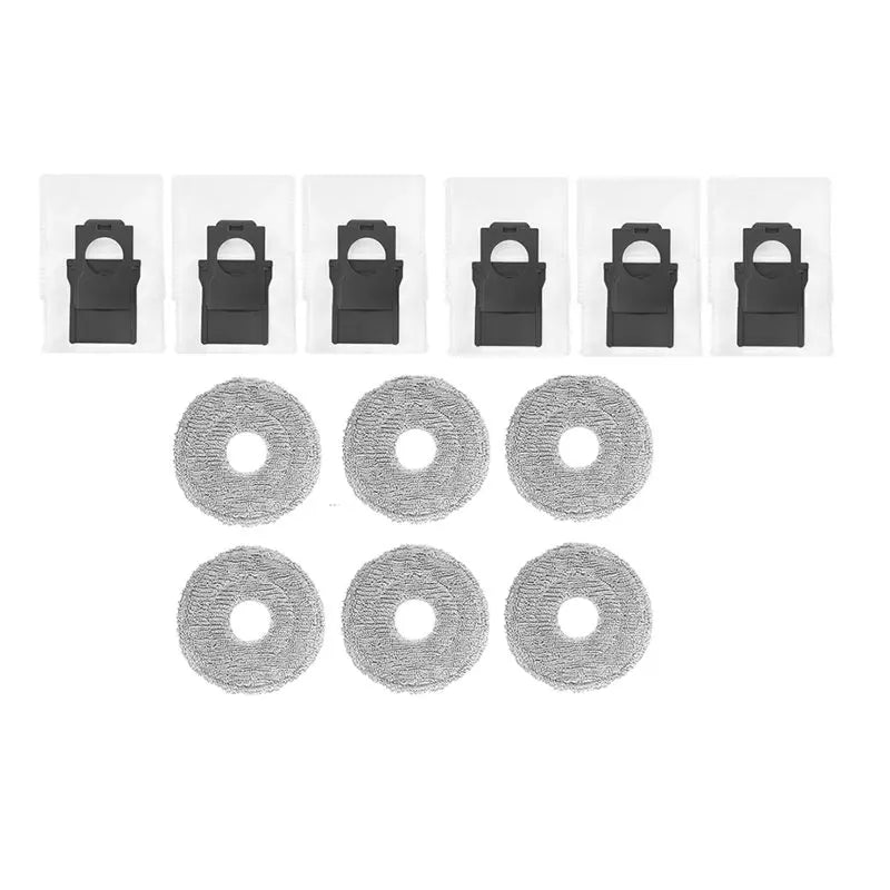 12-Pc Conga X100 X-Treme Robot Vacuum Mop & Dust Bag Kit Vacuum Replacement Kit Qst