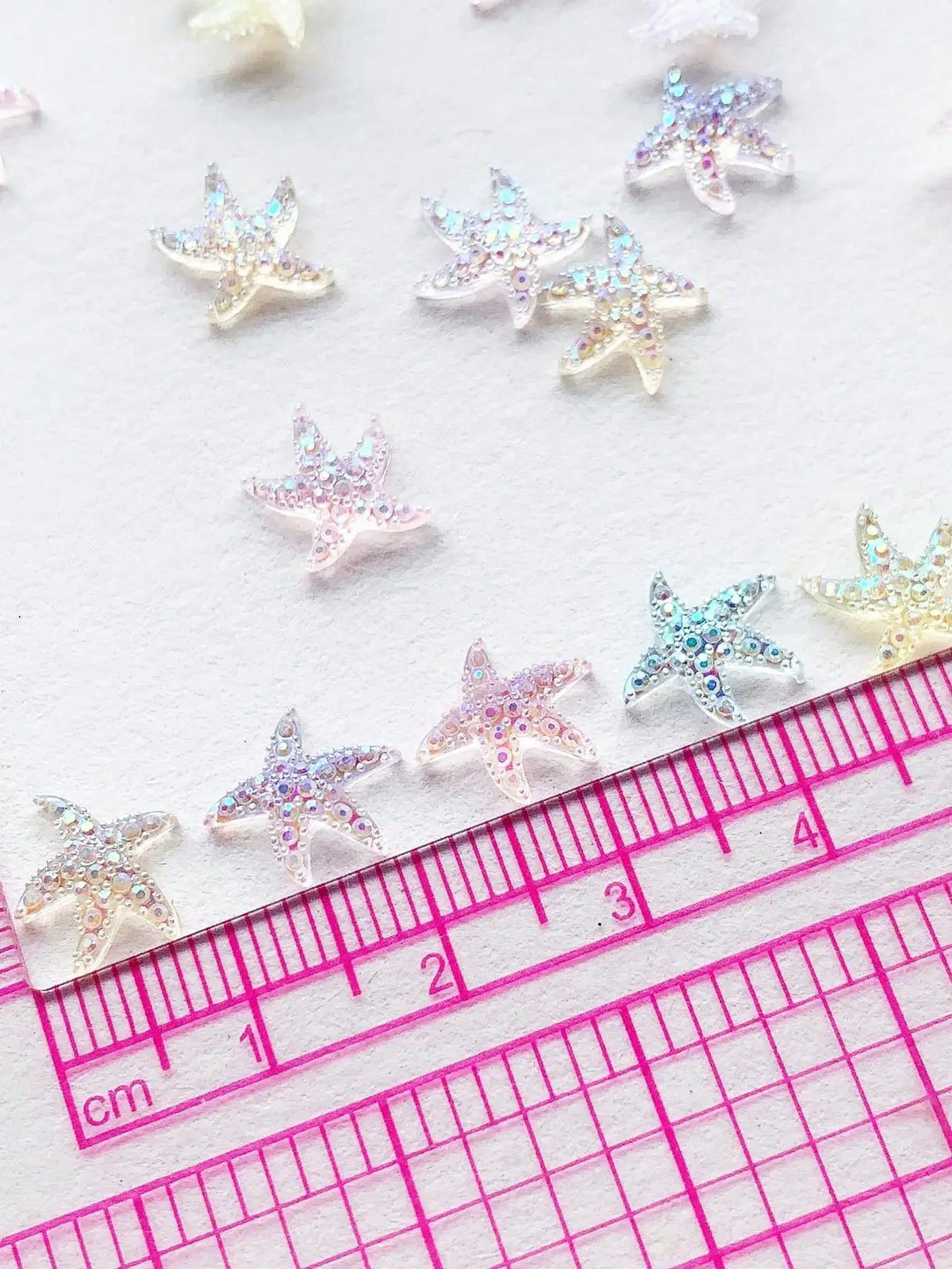 Ocean Sea Star Shell 3D Nail Art Decorations 50pcs | Qme 3D Nail Decorations Qme