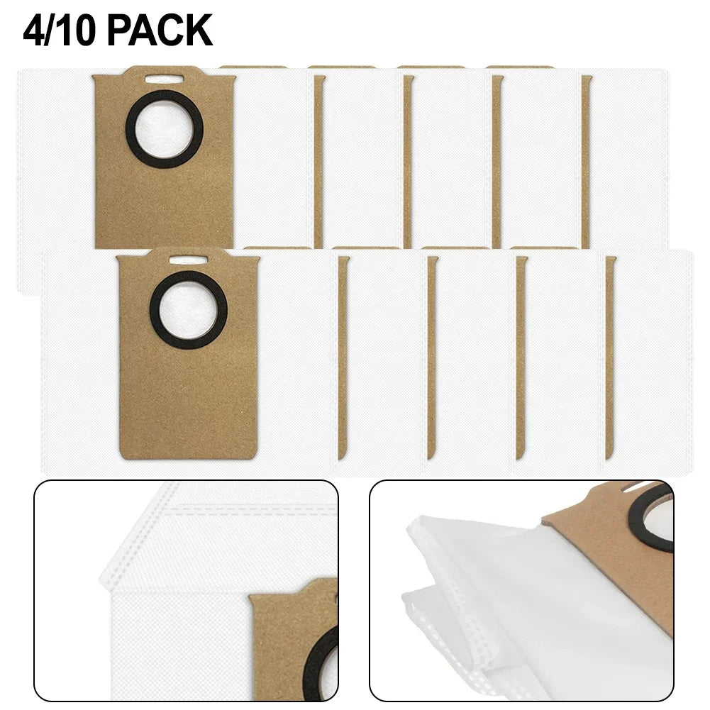 4-Pack Dust Bags for Redroad R11 Robot Vacuum – 4-Layer Filter Vacuum Dust Bags Qme