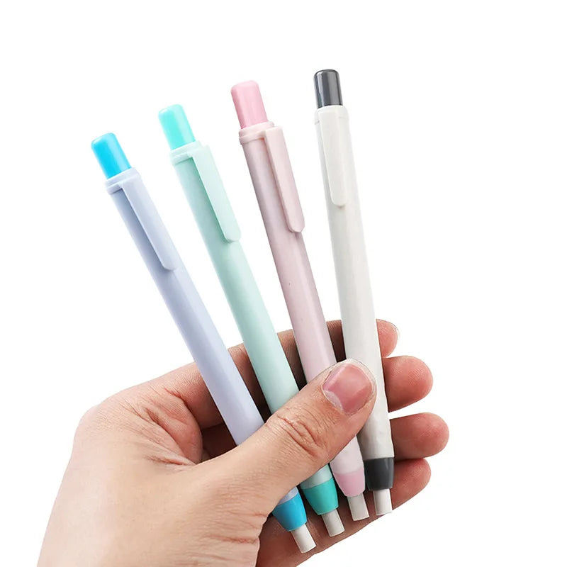 4-Pack Retractable Press Pencil Eraser Pens – School & Office Retractable Eraser Pen Qme