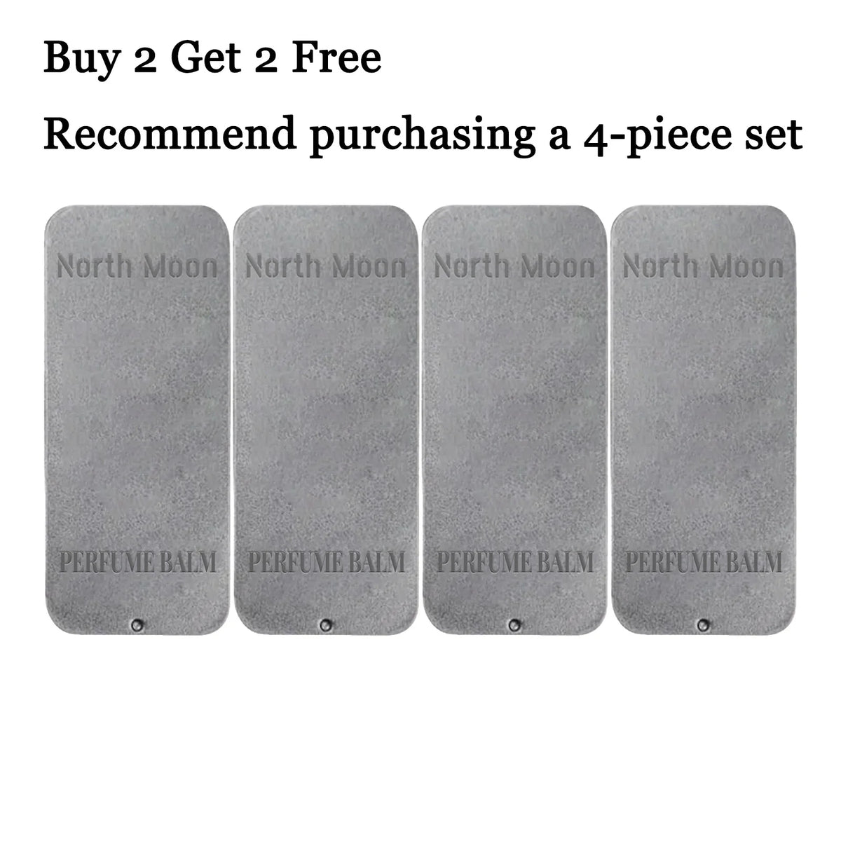 Unisex Solid Perfume Balm – Woody Sandalwood, Alcohol-Free Solid Perfume Balm Qst 4 pcs