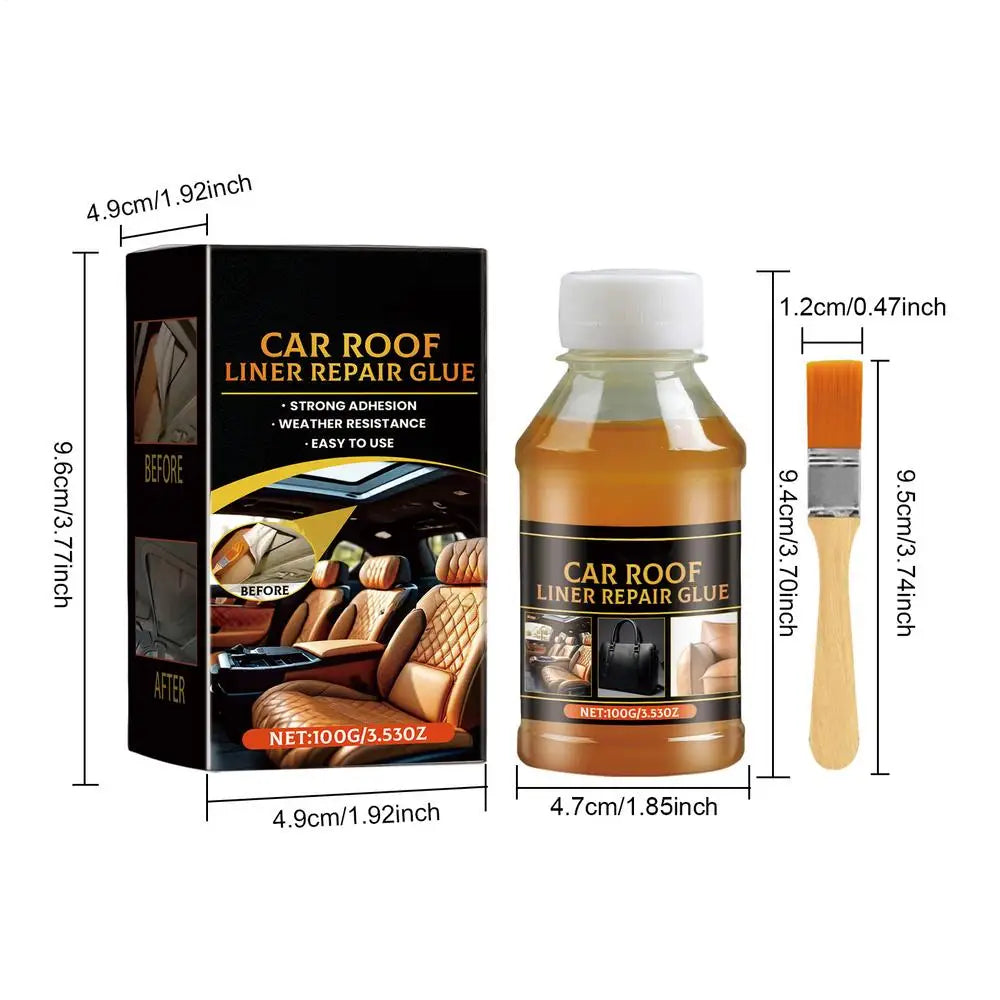 Car Headliner Repair Glue 100ml – Strong Interior Adhesive Automotive Repair Adhesive Qme 100g