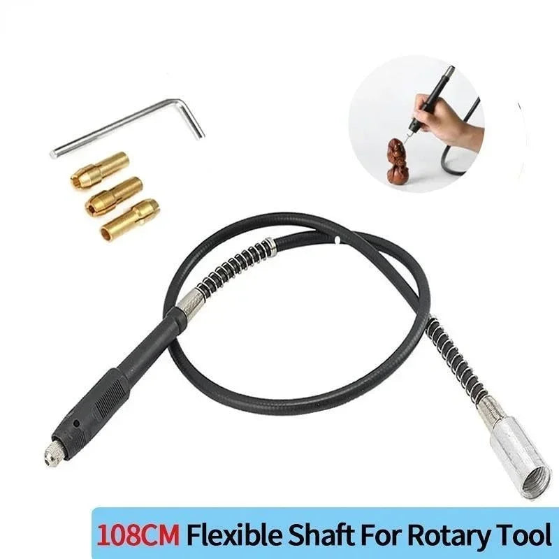 Flexible Extension Shaft for Rotary Grinder & Engraving Tool Rotary Tool Accessory Qme 1 Set