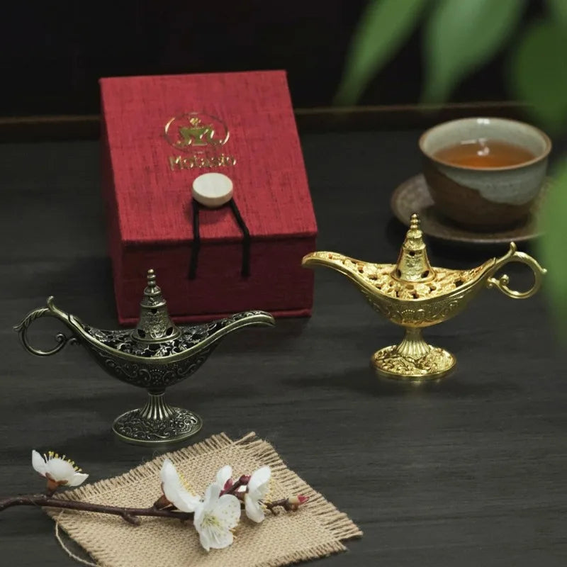 Mini Metal Incense Burner – Pagoda, Lotus & Fu Pouch Styles Incense Burner Qme
