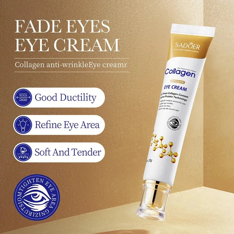 SADOER Collagen Eye Cream – Firming & Brightening 20g Eye Cream Qst Default Title