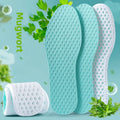 Mesh Breathable Insoles for Men – Cool Summer Running Insole Shoe Insoles Qme Green EU45-46