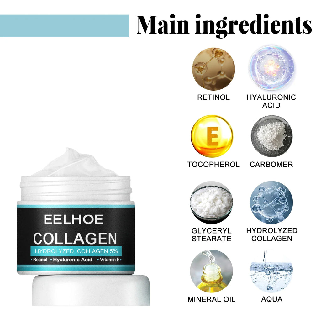 Men's Collagen Face Cream – Firming, Smoothing & Moisturizing Men's Face Cream Qme