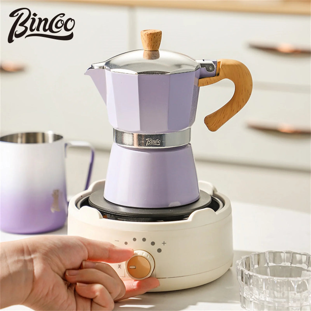 Bincoo Classic Aluminum Moka Pot – Italian Stovetop Espresso Maker Stovetop Espresso Maker Qst