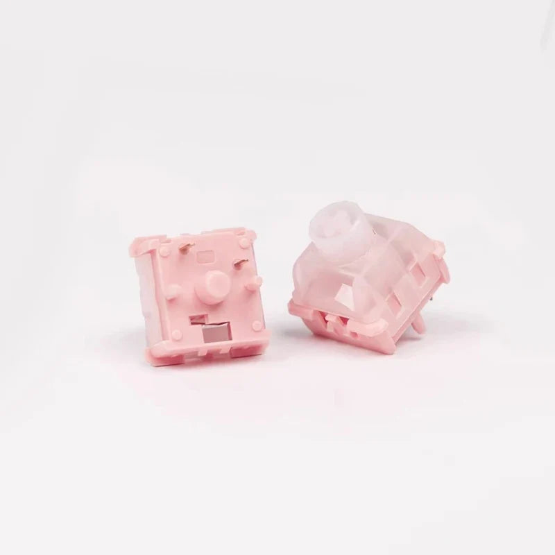 WS Biglucky 5-Pin Pre-Lubed Mechanical Keyboard Switches LED Mechanical Keyboard Switches Qme clicky 110pcs