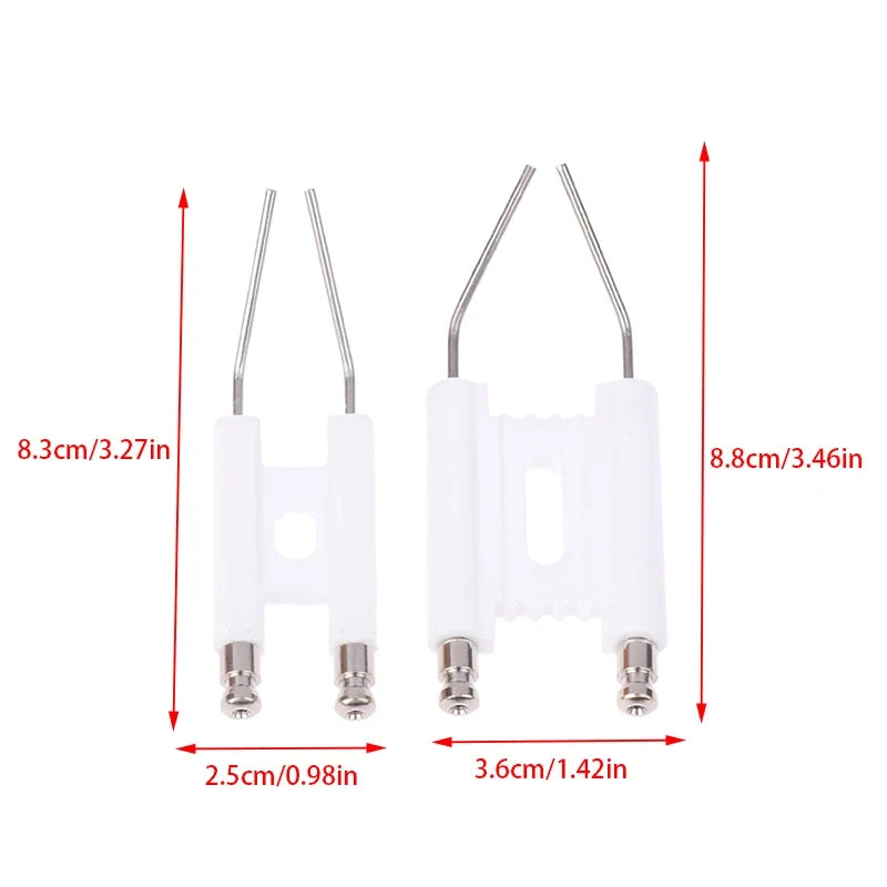 Ceramic H-Type Double Pin Ignition Electrodes for Oil Burner Burner Ignition Electrode Qme
