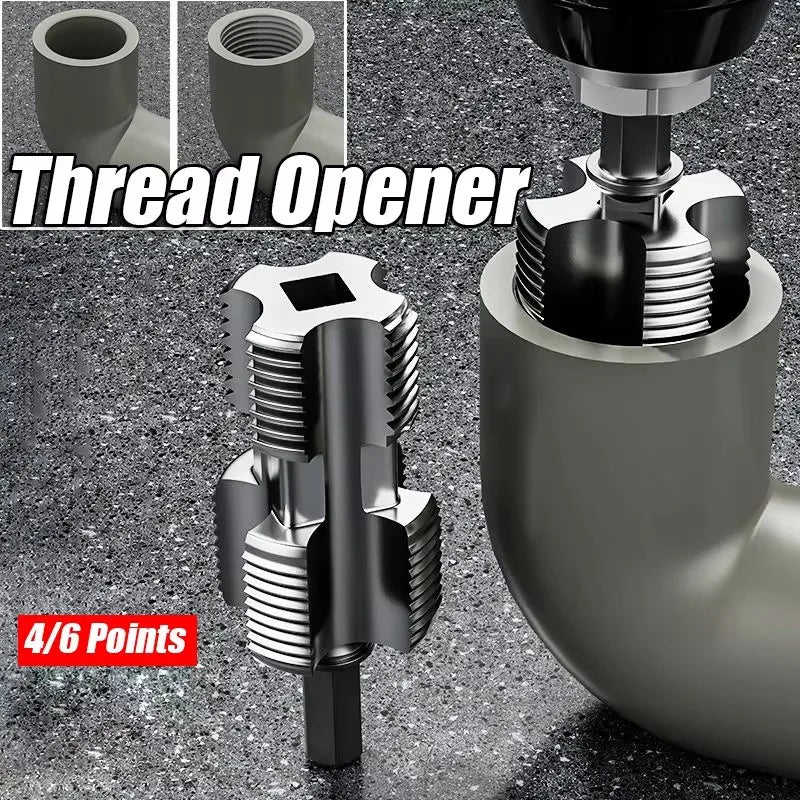 PVC PPR Round Die Pipe Threader – 4 & 6 Point Internal Thread Pipe Threading Die Qme