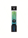 Flexible Rainbow Ruler 15cm/20cm – CM & Inch Dual Scale Flexible Ruler Qst 15cm-green