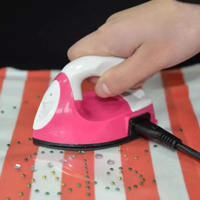 Kids DIY Mini Electric Iron – Name Sticker Craft Tool | Qme Mini Craft Iron Qme