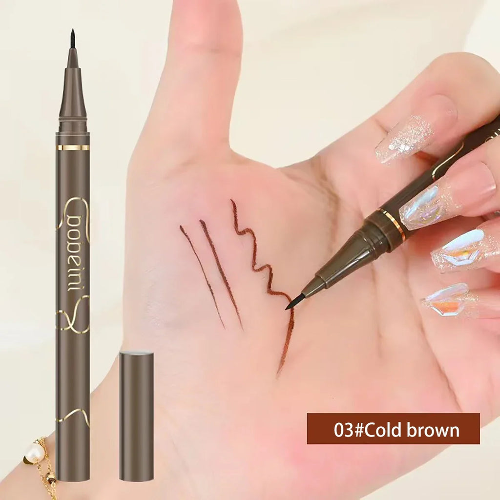 Ultra-Fine Waterproof Liquid Eyeliner | Smudge-Proof, Long-Lasting Liquid Eyeliner Qme 03