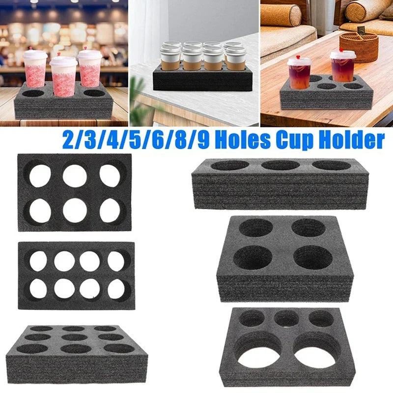 Portable Takeout Drink Cup Carrier Holder – Beverage Tray Cup Carrier Holder Qme