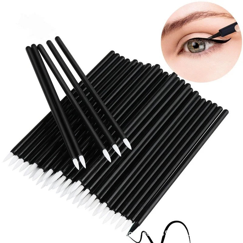 50 Disposable Lip Brush Wands – Lipstick & Gloss Applicators Disposable Lip Brush Qme