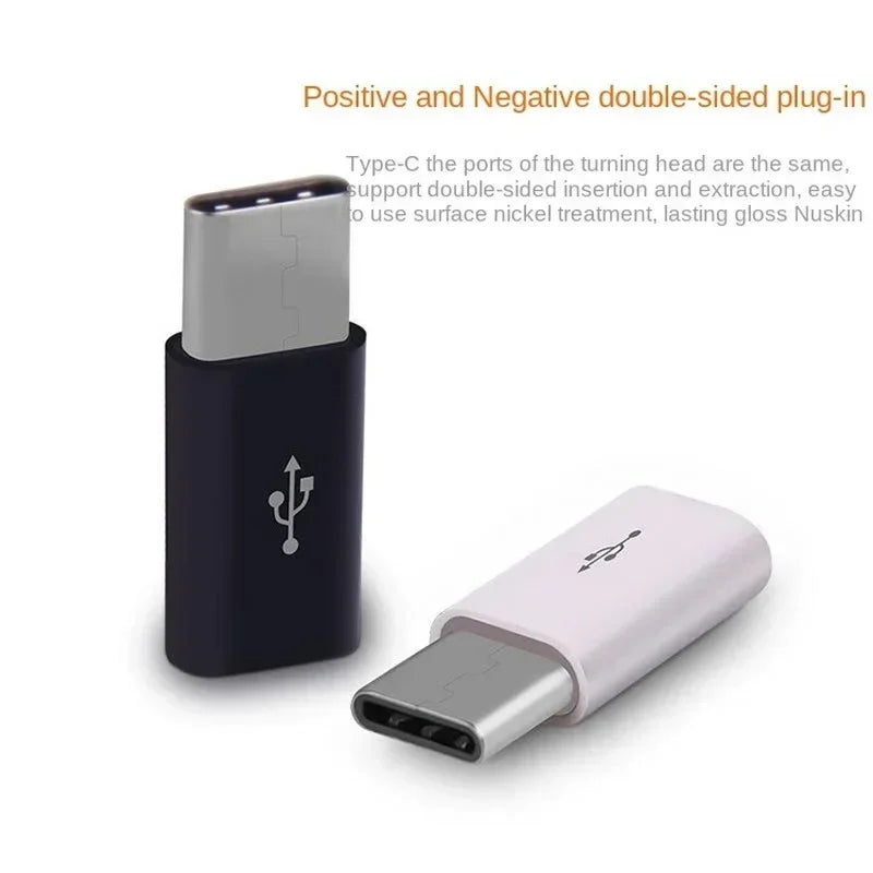 Micro USB to USB-C Adapter | USB 3.1 Type-C Converter 50pcs USB-C Adapter Qme