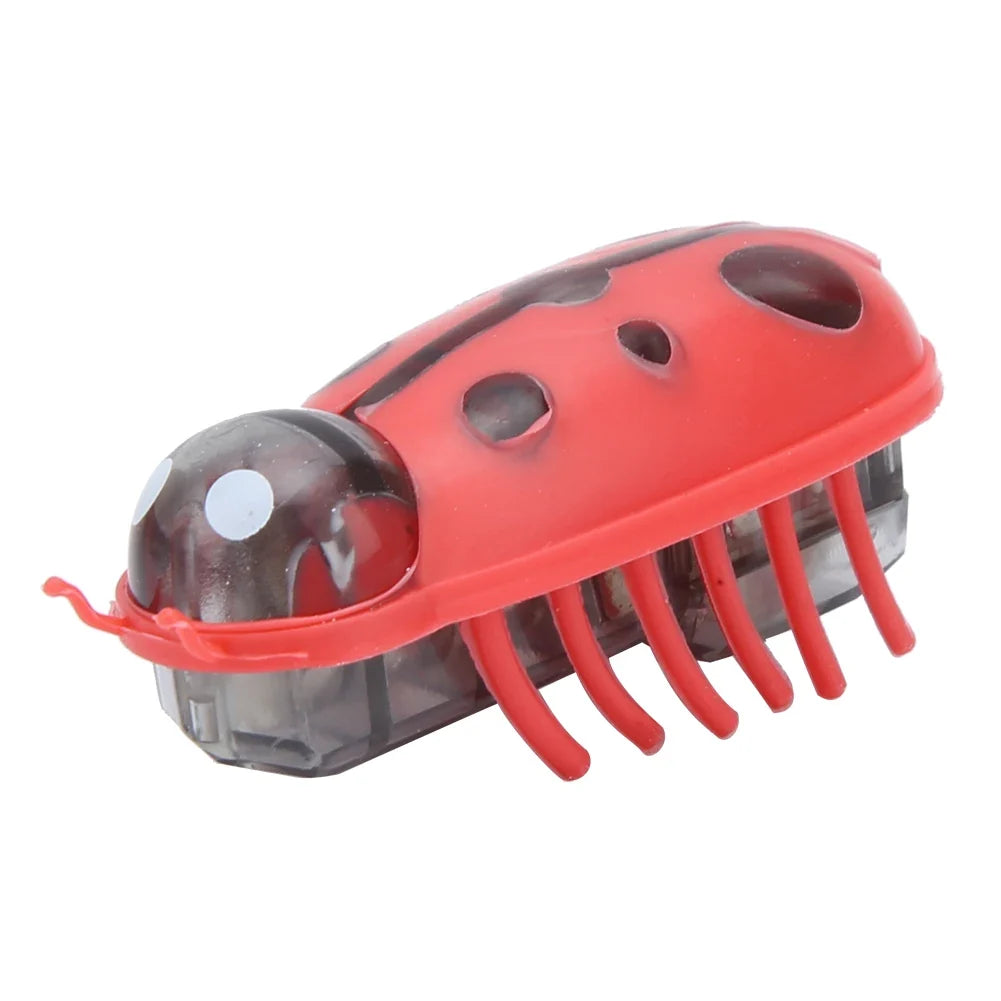 Electric Ladybug Cat Interactive Toy – Auto Walking Bug Interactive Cat Toy Qme