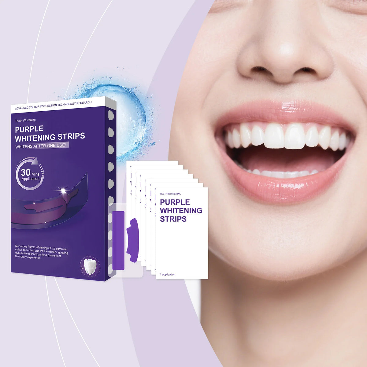 Teeth Whitening Strips 7/14/21 Pcs – Dental Bleaching Kit Teeth Whitening Strips Qst