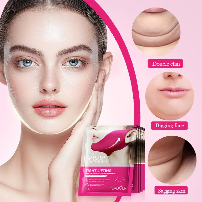 V-Shape Firming Face-Lift Slimming Mask | Chin Contouring Face Contouring Mask Qme