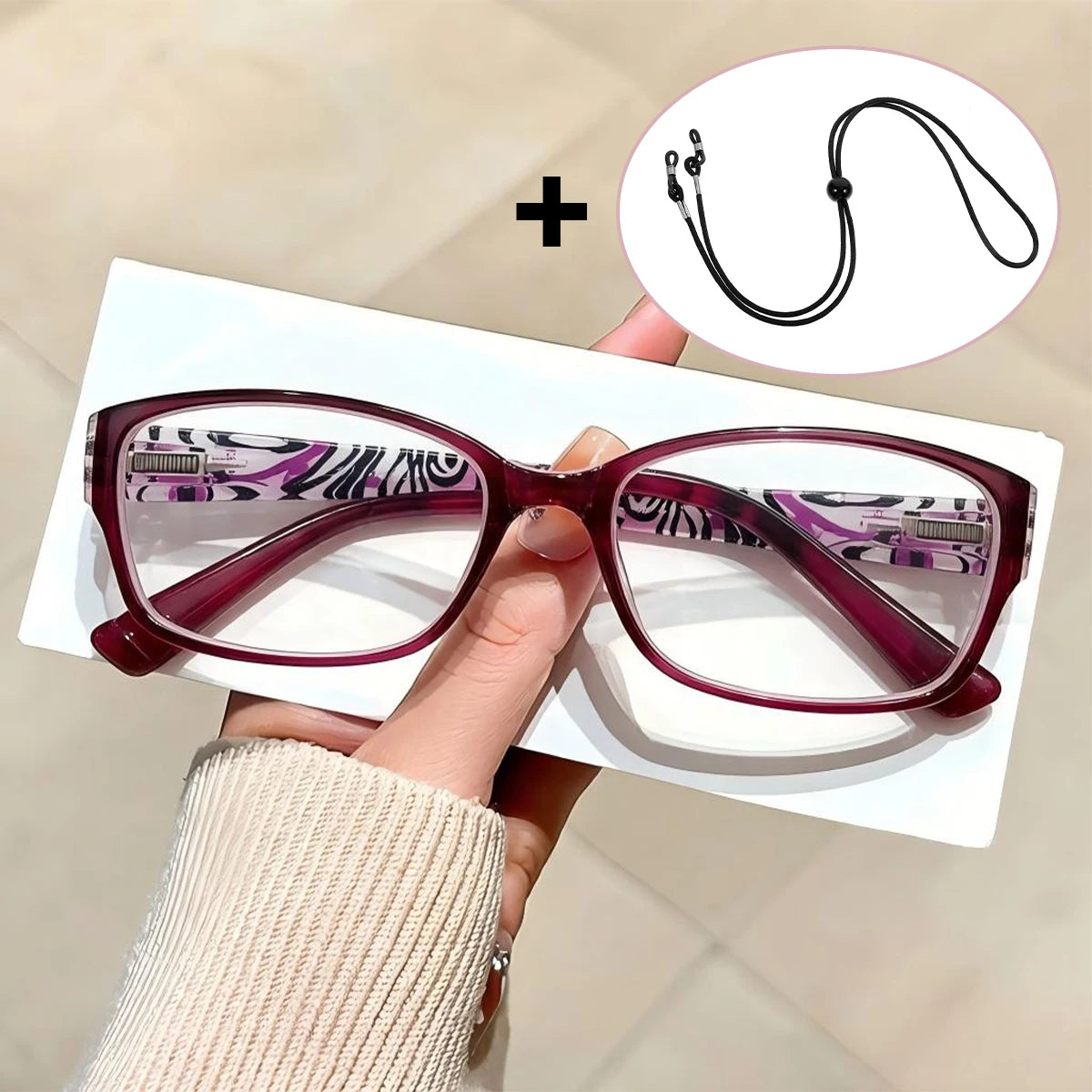 VOPHA Auto Focus Blue Light Reading Glasses – Unisex L3 Reading Glasses Qst Purple