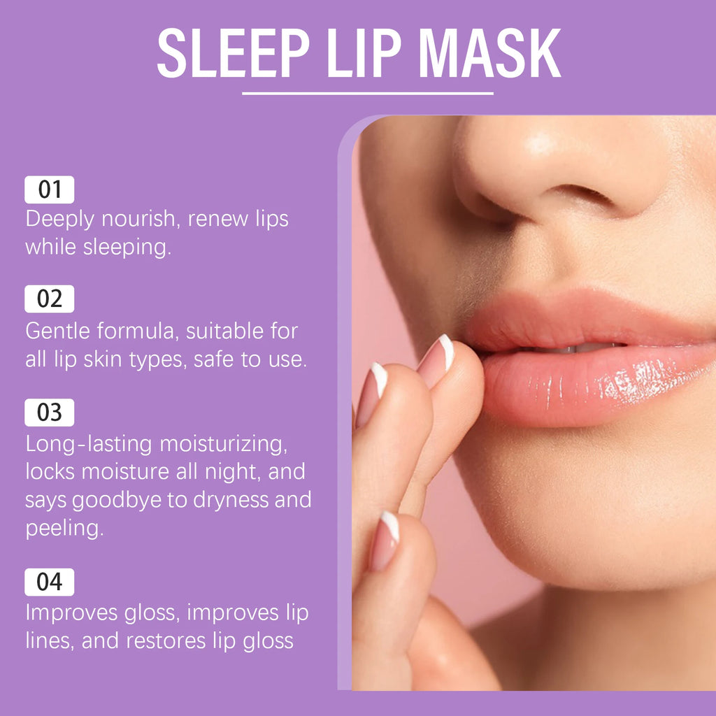 Jaysuing Overnight Sleep Lip Mask – Deep Hydration 20g Overnight Lip Mask Qst