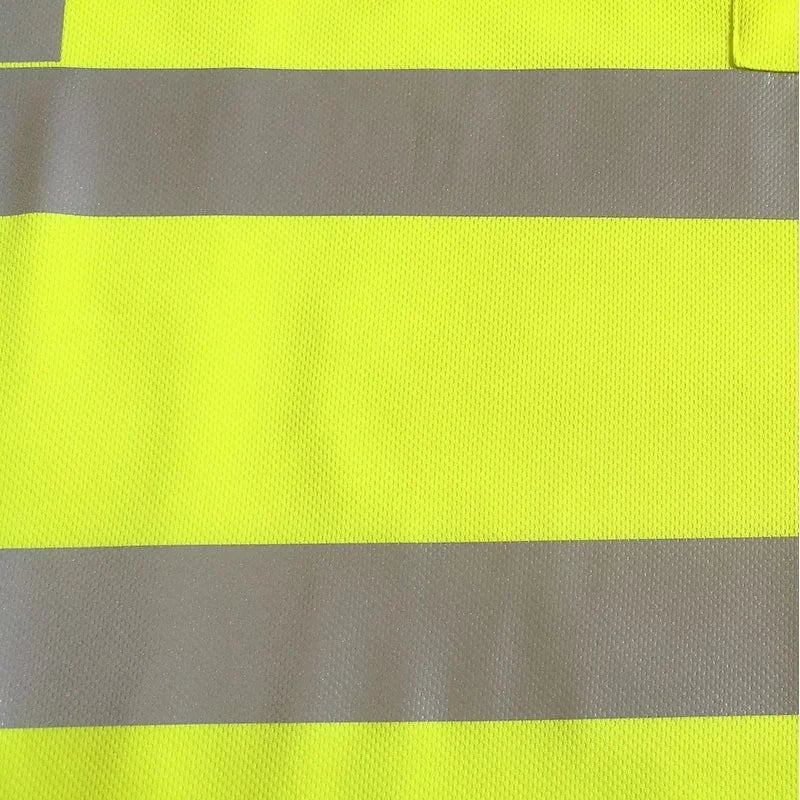 Men's Quick Dry Hi-Vis Reflective Safety Work T-Shirt Safety Work T-Shirt Qme