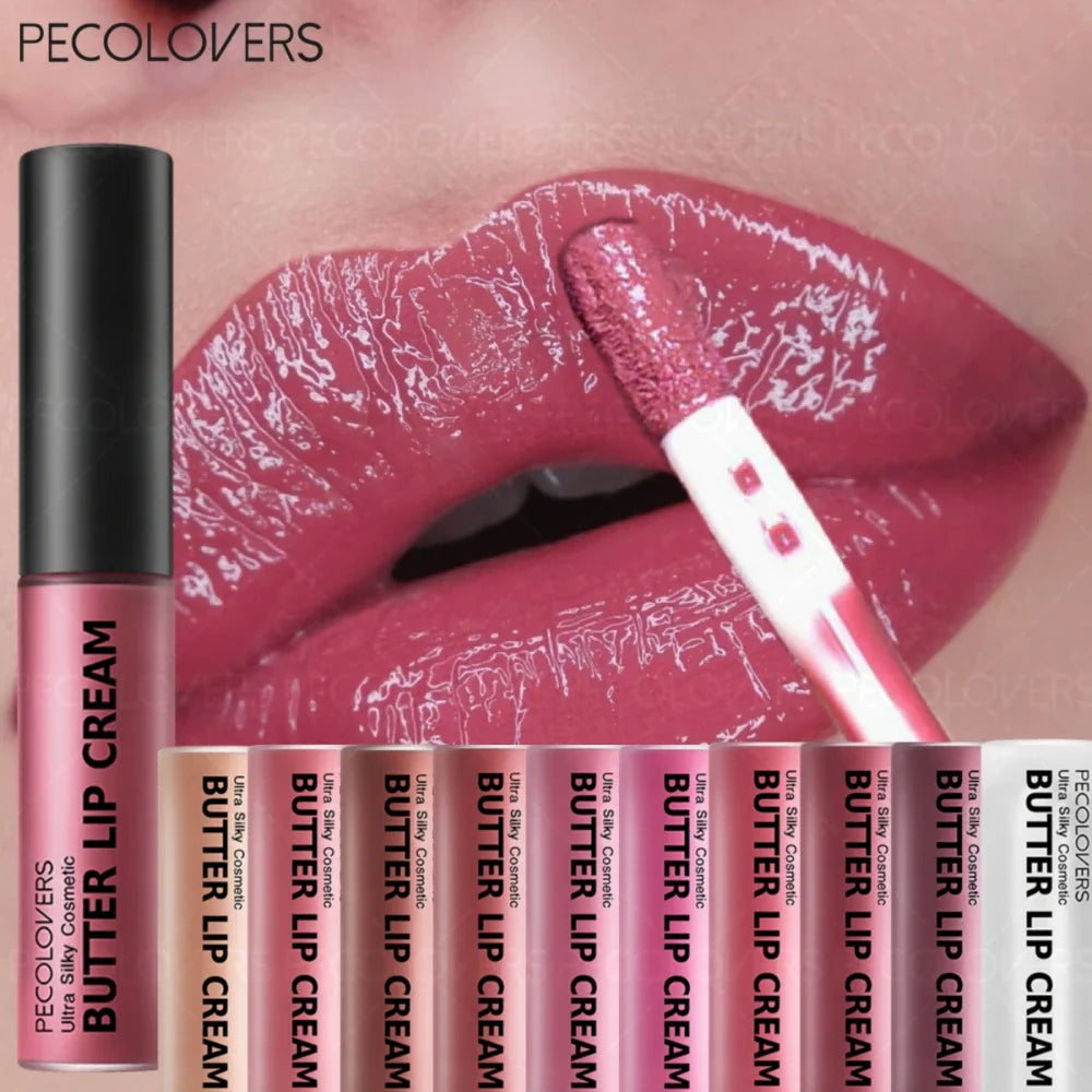 Buttery Lip Gloss 10-Piece Set – Silky, Hydrating & Colorful Lip Gloss Set Qme